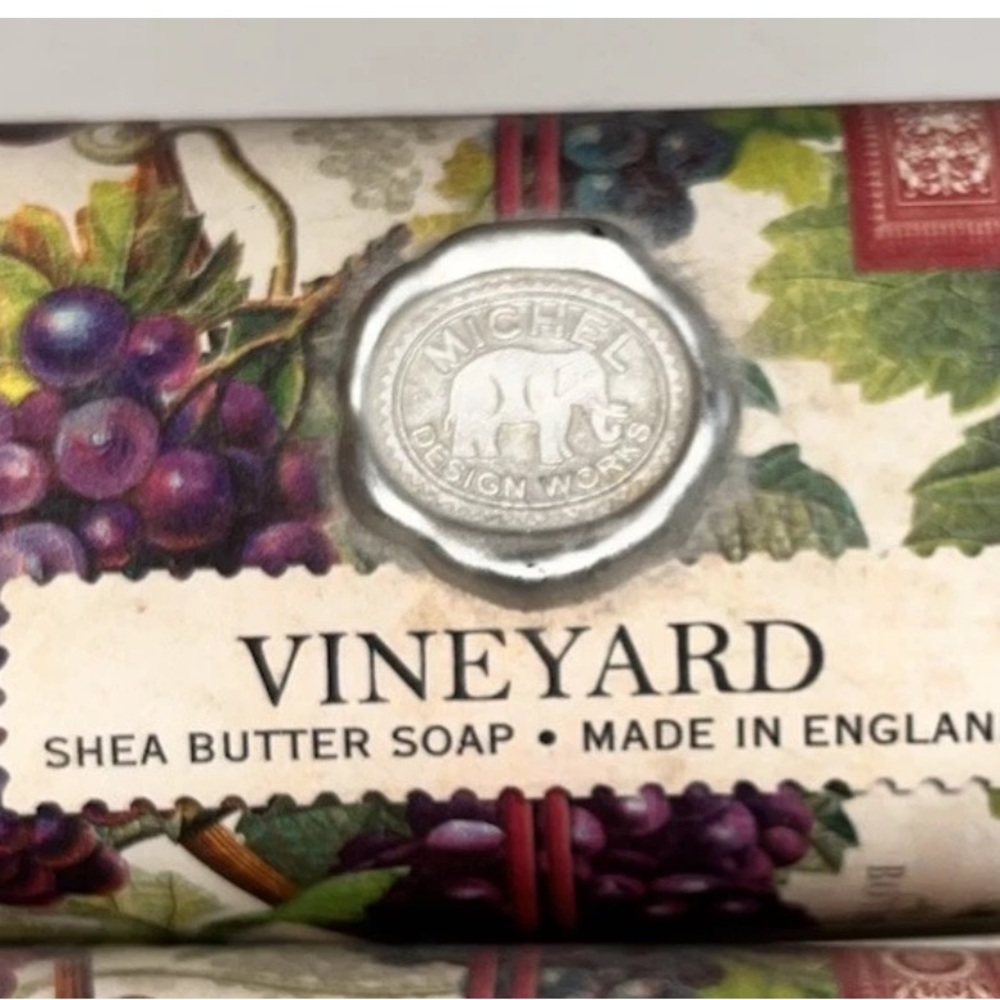 Michel Design Works Soap Bar Vineyard Grape 🍇 Shea Butter Soap 8.7 oz